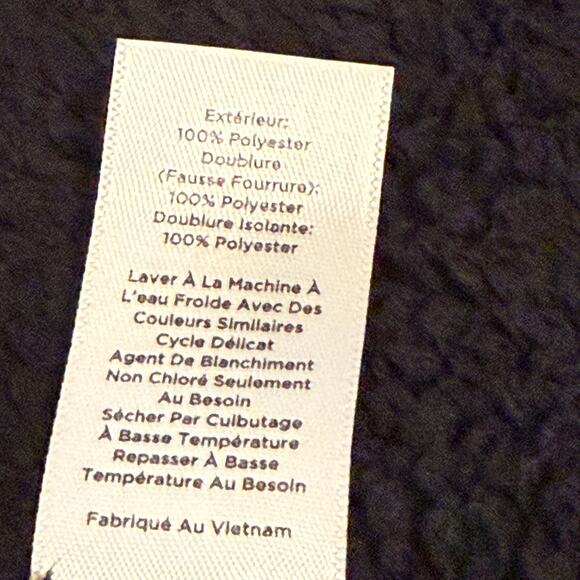 Talbots Primaloft Sherpa-Lined Plaid Full Zip Vest Size M Petite Gorpcore Preppy - Picture 10 of 10